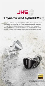 Tai Nghe In Ear FiiO Jade Audio JH5 - Ảnh 3