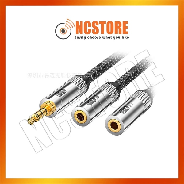 Dây Audio Chia 1 Cổng 3.5mm Ra 2 Tai Nghe 3.5mm