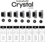 EarTip AZLA SEDNAEARFIT CRYSTAL TWS - Ảnh 2