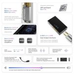 Portable Bluetooth DAC/AMP TIMEEAR BTE-9 | Chip DAC CS43198 + Chip Amp ESS9603 × 2 | Portable Bluetooth DAP - Ảnh 4