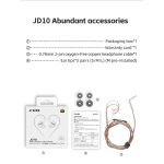Tai Nghe Fiio JD10 Trong Suốt Có Mic In Ear - Ảnh 2