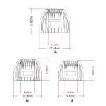Núm tai nghe bằng silicon, kt: 9- 11mm, 1 hộp gồm 6 chiếc, hiệu: MOONDROP, model: SPRING TIPS ,NSX: CHENGDU SHUIYUEYU TECHNOLOGY CO.,LTD - Ảnh 5