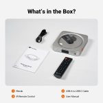 Đầu Đĩa CD FOSI MERAK CD PLAYER | Chipset SC6137D + CS43131 + 2 × TPA6120 | Portable HiFi CD Player for Desktop - Ảnh 2